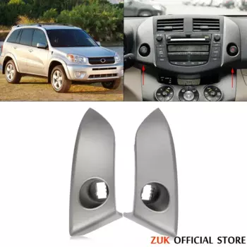 ZUK для TOYOTA RAV4 2009 2010 2011 2012 2013 2014, центральный Автомобильный кластер, отделка панели, 1 пара 55413-42070 55412-42060