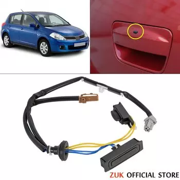 ZUK кнопка переключения багажника, переключатель блокировки крышки багажника для Nissan Tiida Versa Latio C11 2005 2006 2007 2008 2009 2010 2011