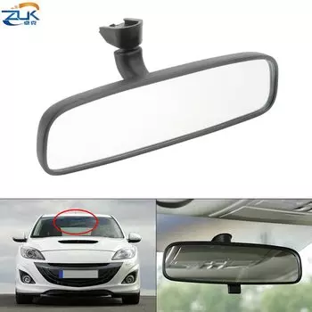ZUK Внутреннее внутреннее зеркало заднего вида для Mazda 3 Axela BL 2009 2010 2011 2012 2013 2014 для Mazda 2 DE 2007-2014 OEM:DG 8069220 A