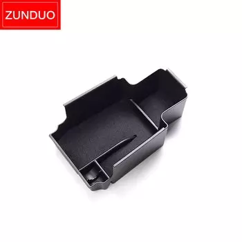 ZUNDUO ящик для хранения центрального подлокотника для Ora Funky Cat, лоток для центральной консоли, органайзер, автомобильные аксессуары, черный для уборки