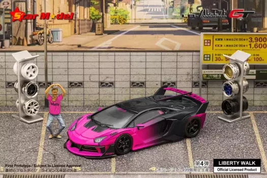 Звездная модель 1:64 LP700-4 LBWK, модель автомобиля