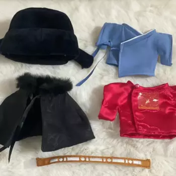 Звездный идол Сяо Чжань, древний костюм, одежда, мягкая одежда для плюшевой куклы 10 см, аксессуары для тела, одежда для куклы, наряд