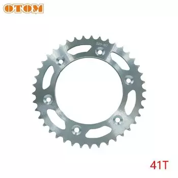 Звездочка задней цепи OTOM 41T 45T 47T 50T 52T 56T 60T для HONDA CR125R CRF230L XR400 CRM250 Beta мотоцикла 520 Цепной стальной диск