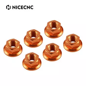 Звездообразные гайки m10x1, 25 мм для KTM 1290 Super Duke 1290 Super Duke R 1290 Super Duke GT 2014-2024 23 2022 2021 2020 2019 2018 2017