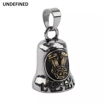 Звонок для мотоцикла крестовой двигатель Cool Biker Guard Bell из нержавеющей стали, универсальный для Harley Indian Scout Touring Softail Dyna Bobber