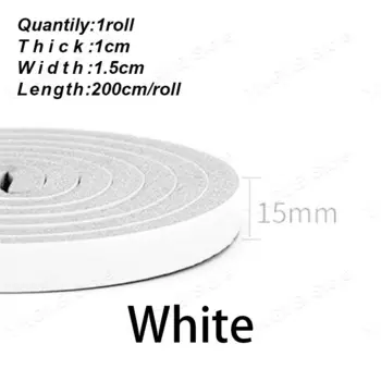 Пенопластовые уплотнительные ленты для окон, ветрозащитная звукостойкая дверь, защита от погоды, Пыленепроницаемая самоклеящаяся лента, уплотнительная лента для швов и дверей