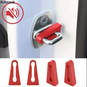 Звукоизолирующий демпфер дверного замка, звукоизоляционный тихий буфер для VW Polo Bora Caddy для Skoda Fabia Kodiaq Octavia Rapid Superb