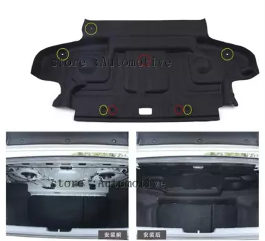 Звукоизоляционная хлопковая изоляция багажника для Honda Civic 2016 2017 2018 Чехлы для стайлинга автомобиля
