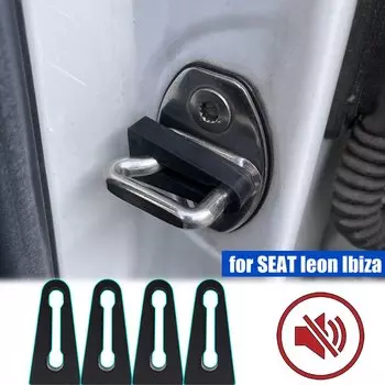 Звукоизоляционный демпфер, буфер дверного замка для SEAT leon Altea Ibiza Toledo Alhambra, звукоизоляционный глухокий уплотнитель, амортизатор