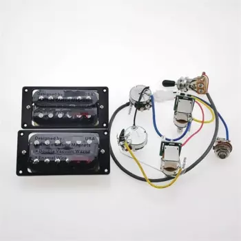 Звукосниматель гитары Alnico Humbucker звукосниматели 4C с жгутом проводов с функцией одиночной резки для гитарных деталей