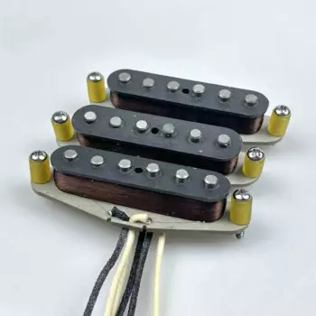 Звукосниматели с одной катушкой SSS Alnico 5 '57/'62, звукосниматели из медной проволоки с ручной гравировкой, профессиональные аксессуары с обратным механизмом