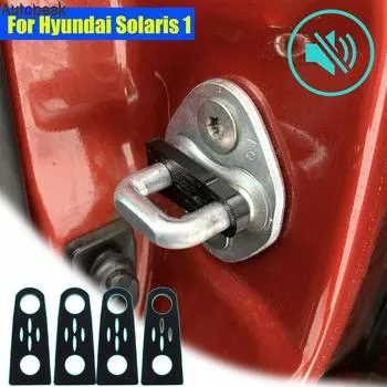 Звуковой демпфер, буфер дверного замка для Hyundai Solaris 1, 2010-2017, погремушка STOP, звукоизоляционные винты, глухое уплотнение, глушитель