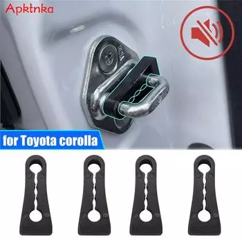 Звуковой демпфер, буфер дверного замка для Toyota corolla E140 E150 E170 E180 E210 2021 2022, Rattling STOP, звукоизоляционный глухокий уплотнитель, глушитель