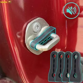 Звуковой демпфер дверного замка для Kia sportage Rio k5 Ceed Morning Picanto 2018 - Rattling STOP Звукоизоляционный глухокий уплотнитель