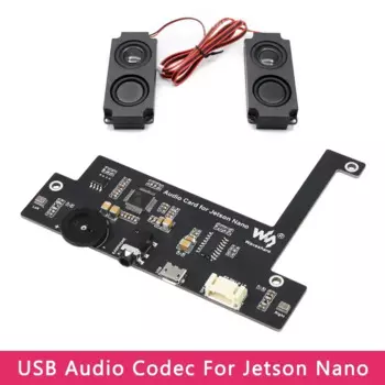 Звуковой кодек USB для Nvidia Jetson Nano B01, 2 Гб, без драйвера, с 2 динамиками