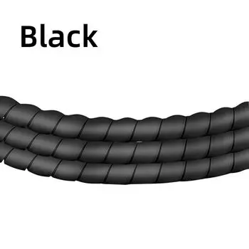2 метра, 8 мм, 10 мм, органайзер для линии, защита труб, гибкая спиральная обмотка, намотка кабеля, защита для провода, рукав, крышка, трубка, укус домашних животных