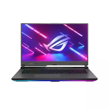 ASUS ROG Strix G17 G713RM-LL134 AMD Ryzen 7 6800H/16Gb/512GB SSD/17,3"2560x1440 IPS 240Hz / NVIDIA RTX 3060 6Gb/WiFi6/BT/Cam/RUS/EN Keyboard /DOS/2.6Kg/Eclipse Gray/RU_EN_Keyboard