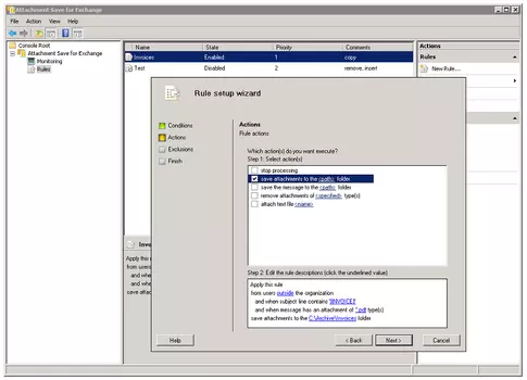 Attachment Save for Exchange 1.1
