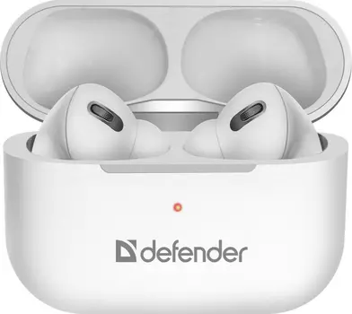 Bluetooth-гарнитура Defender Twins 636, цвет белый