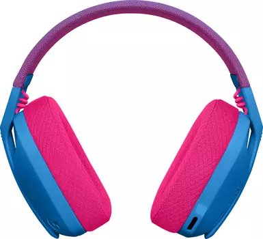 Bluetooth-гарнитура Logitech G435, цвет голубой/розовый
