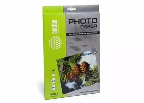 Бумага белый Cactus CS-GA323050