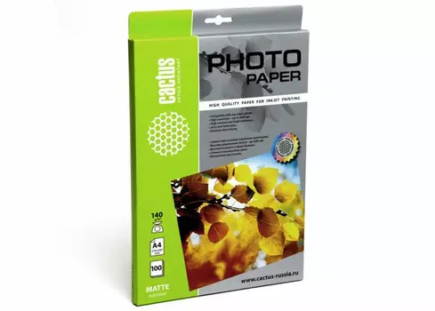 Бумага белый Cactus CS-MA4140100