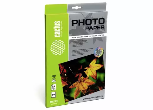 Бумага белый Cactus CS-MA419050