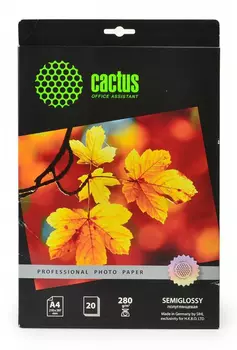 Бумага белый Cactus CS-SGA428020