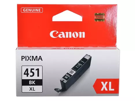 Чернильница черный Canon CLI-451BK, 6472B001