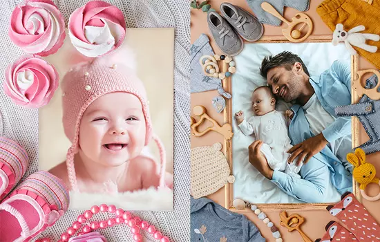 Детские рамки для самых маленьких Наш малыш - 100 рамок для фотографий