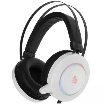 Гарнитура A4tech Bloody G521, цвет белый/черный