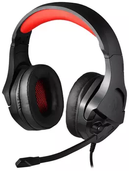 Гарнитура Defender GAMING THESEUS REDRAGON, цвет красный/черный