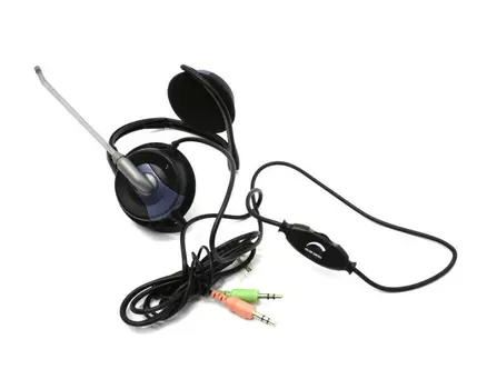 Гарнитура GENIUS HS-300N, цвет сиреневый/черный/серебристый