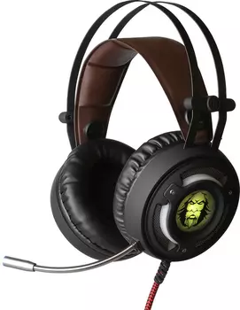 Гарнитура Qumo Atlantis GHS 005, цвет коричневый/черный