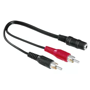 HAMA AV 2хRCA (m)/Jack 3.5 (f)