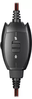 Игровые наушники с микрофоном SVEN AP-G333MV, черный-красный