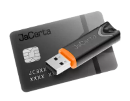 JaCarta PKI/BIO Смарт-карта (белый пластик)