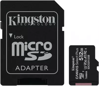 Карта памяти Kingston microSDXC Class10