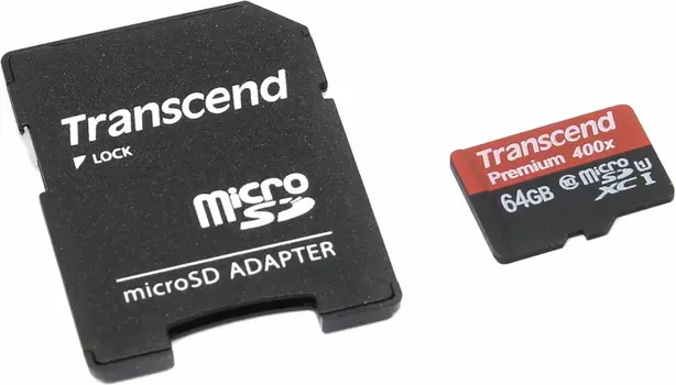 Карта памяти TRANSCEND microSDXC Class10