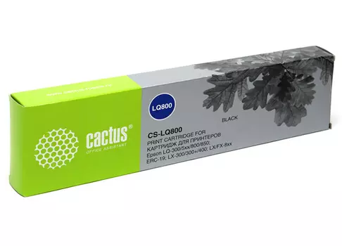 Картридж черный Cactus CS-LQ800