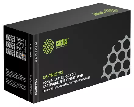 Картридж черный Cactus CS-TN2275S