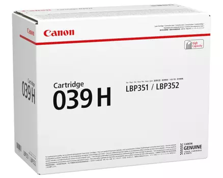 Картридж черный Canon 039, 0288C001