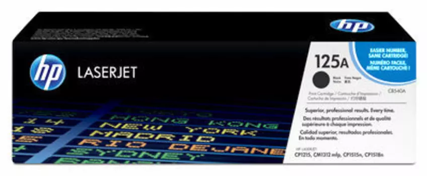 Картридж черный HP Inc. CB540A