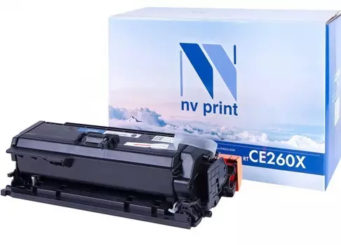 Картридж черный NVPrint Color LaserJet, NV-CE260XBk