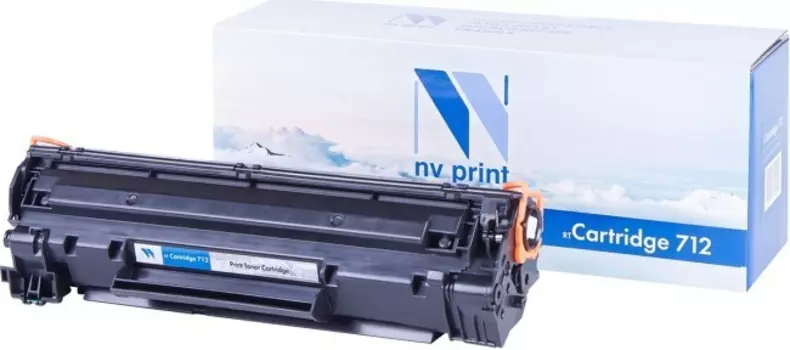 Картридж черный NVPrint i-Sensys, NV-712
