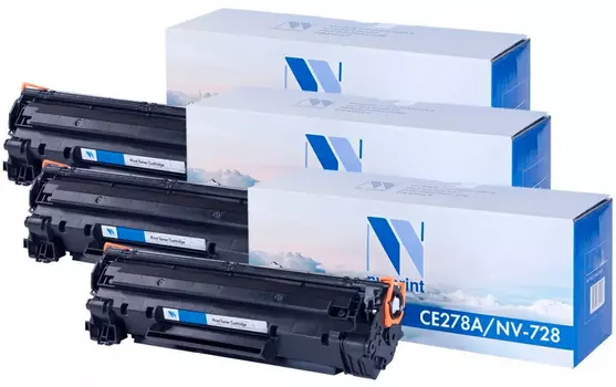Картридж черный NVPrint NV-CE278A/728-SET3