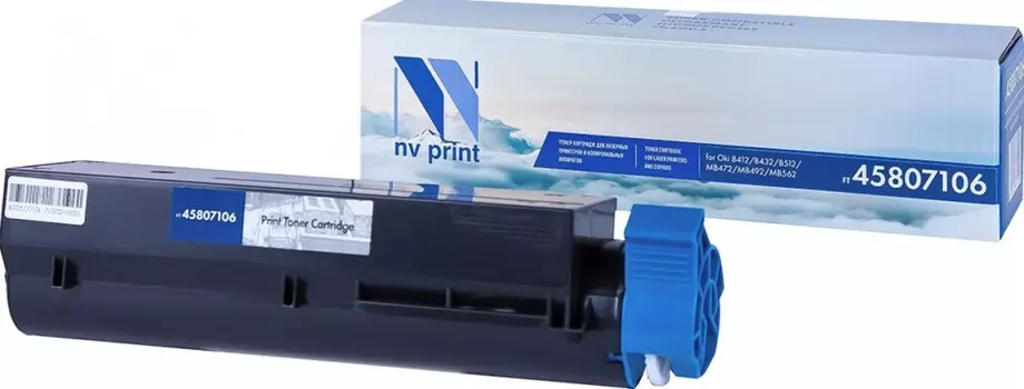 Картридж черный NVPrint Oki, NV-45807106