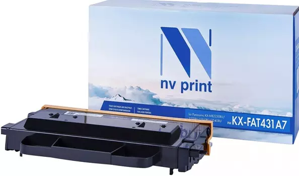 Картридж черный NVPrint Panasonic, NV-KXFAT431A7