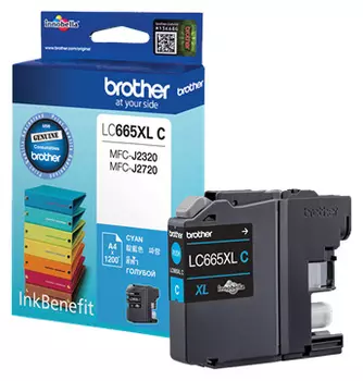 Картридж голубой Brother LC665XLC