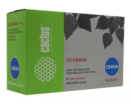 Картридж голубой Cactus CS-CE403A